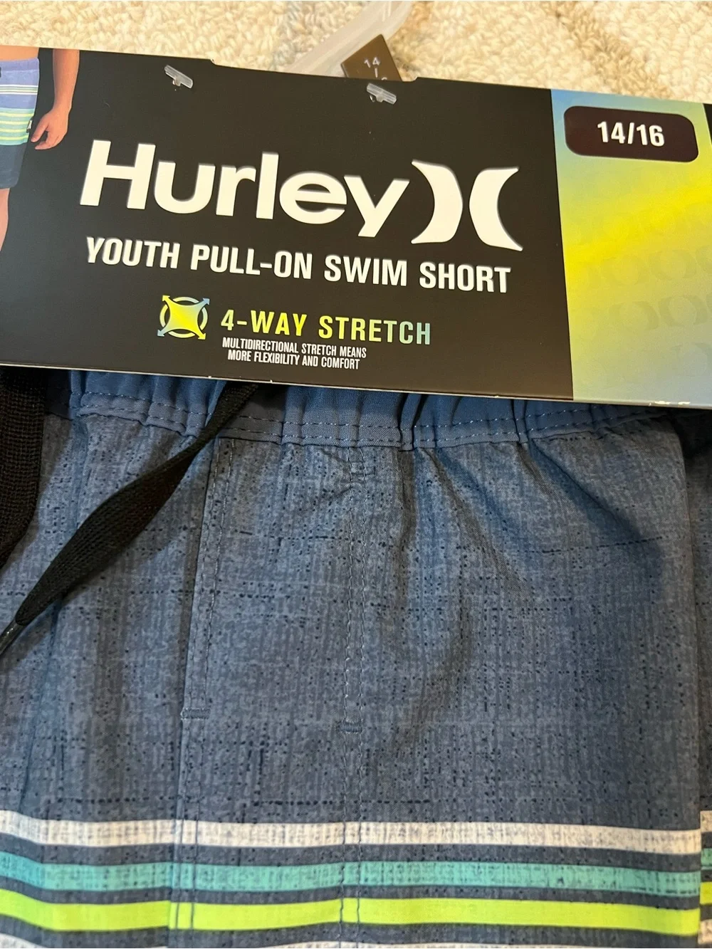 Boys swim trunks lot of 3 NWT M & L and 14/16